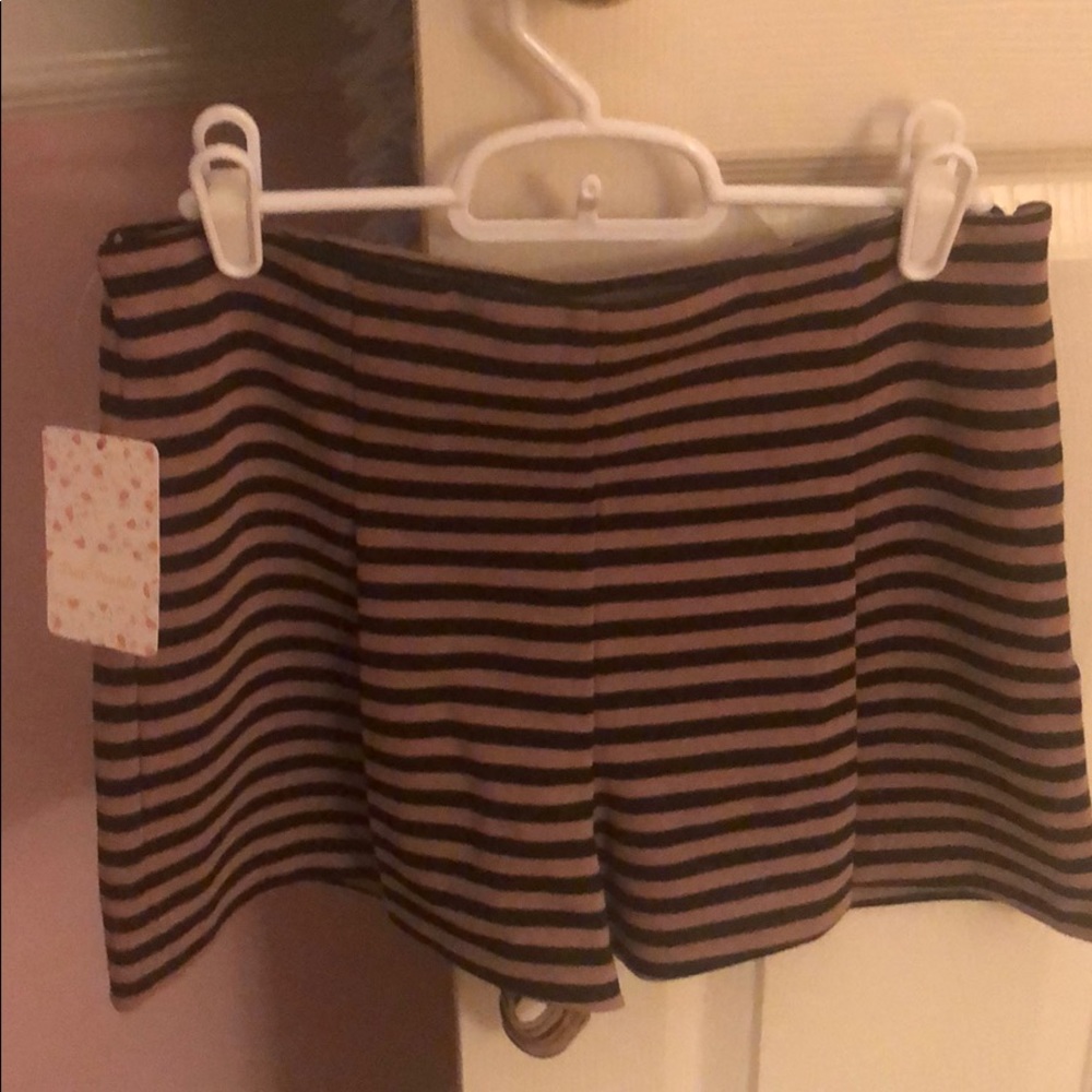 Free people stripped shorts